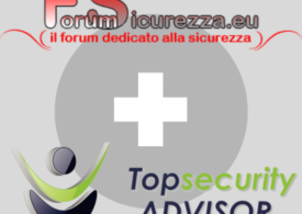 Forum-Sicurezza.eu si unisce alla squadra Top Security Advisor